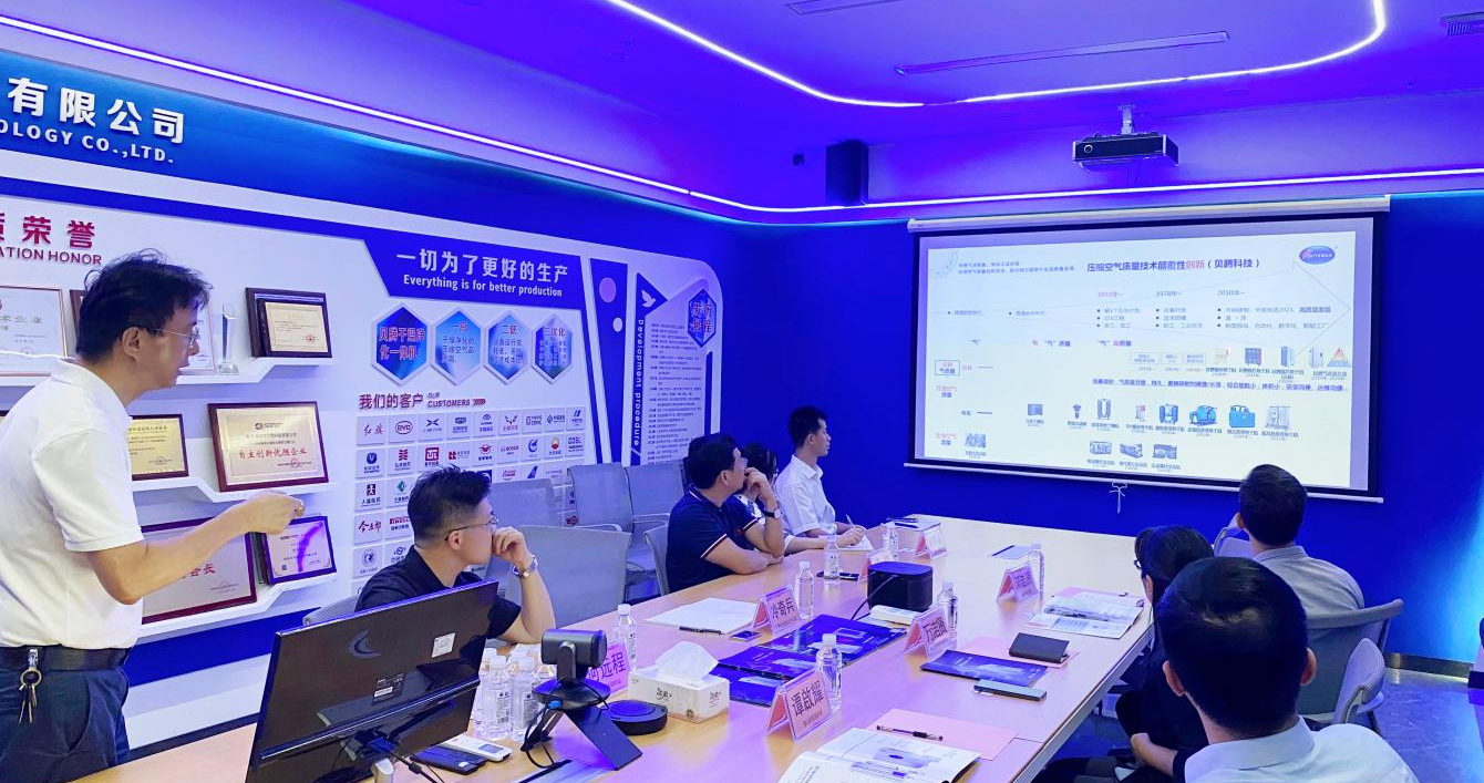 熱烈歡迎佛山市工信局萬潔賢領(lǐng)導(dǎo)一行蒞臨貝騰科技考察交流